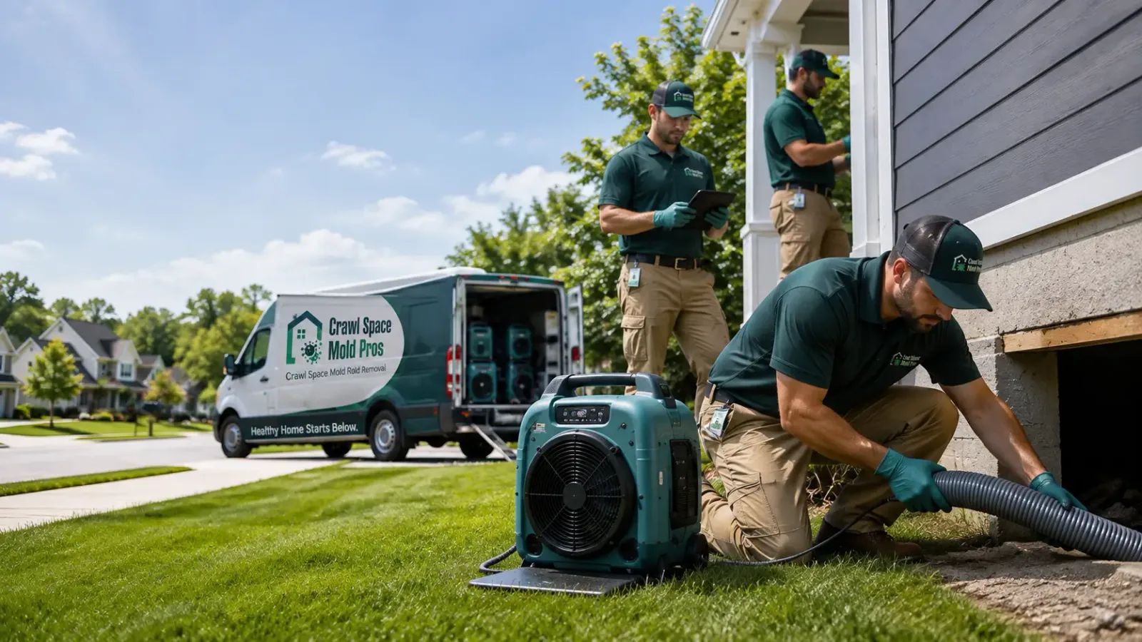 Crawl Space Mold Removal in Riva, MD